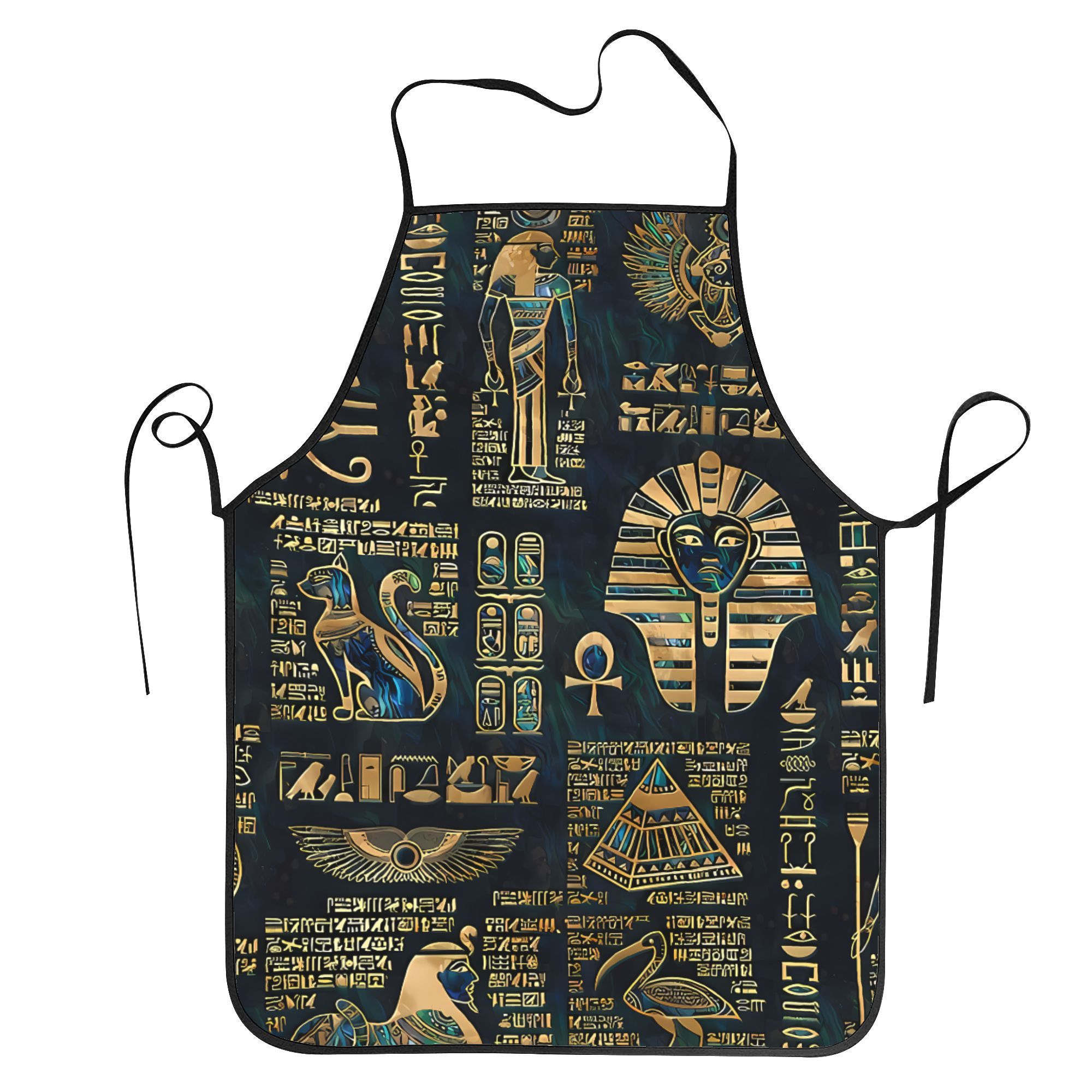 

Egyptian And Abalone And Golden Apron Woman Printed