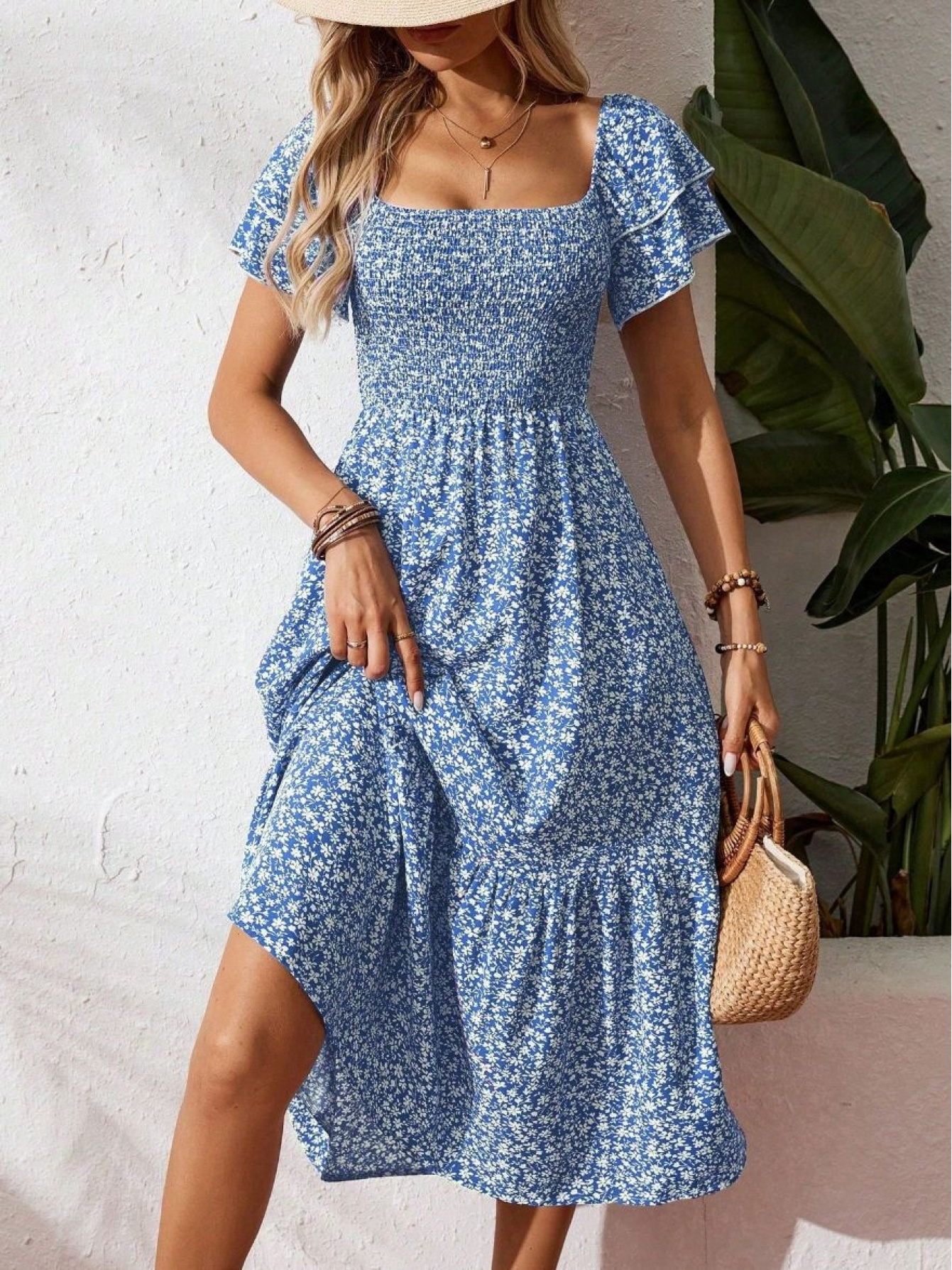 smocked dress women sold on Temu United States