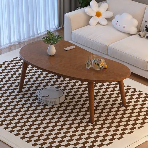 modern solid wood high density fiberboard hdf side saving bedside table with wood top assembly suitable for sofa bed coffee corner sturdy for small apartments entertaining modern minimalist