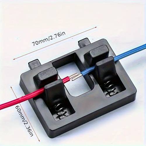 quick release welding wire clamp features manual screw adjustment no power tools required made of durable holds welding parts and workpieces suitable for construction automotive manufacturing and diy projects a welding