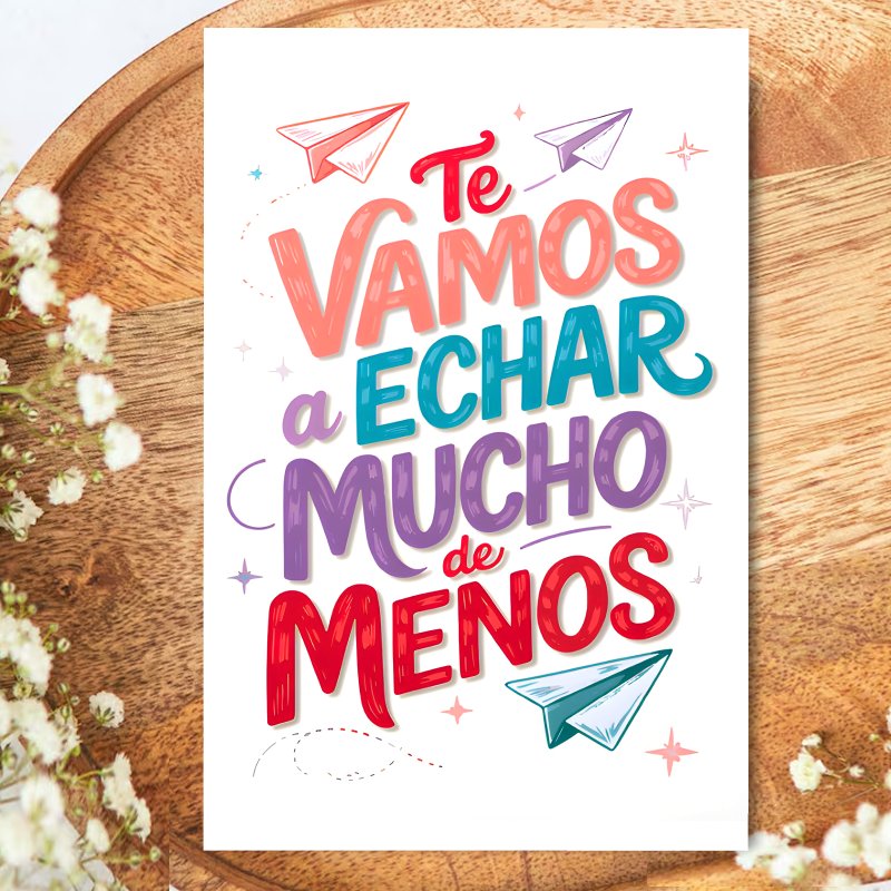 TEMU Tarjeta de despedida humorística en español con sobre, para cambios de trabajo, jubilación o pasantías. Un regalo para , , hermanas, cónyuges, o