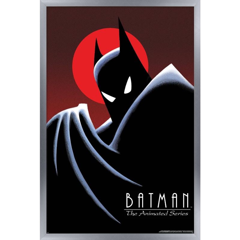 TEMU 2d Flat, 2d Flat, 1pc Canvas (unframed!!!) Comics Television Batman: The Animated Series, Halloween Christmas Decor