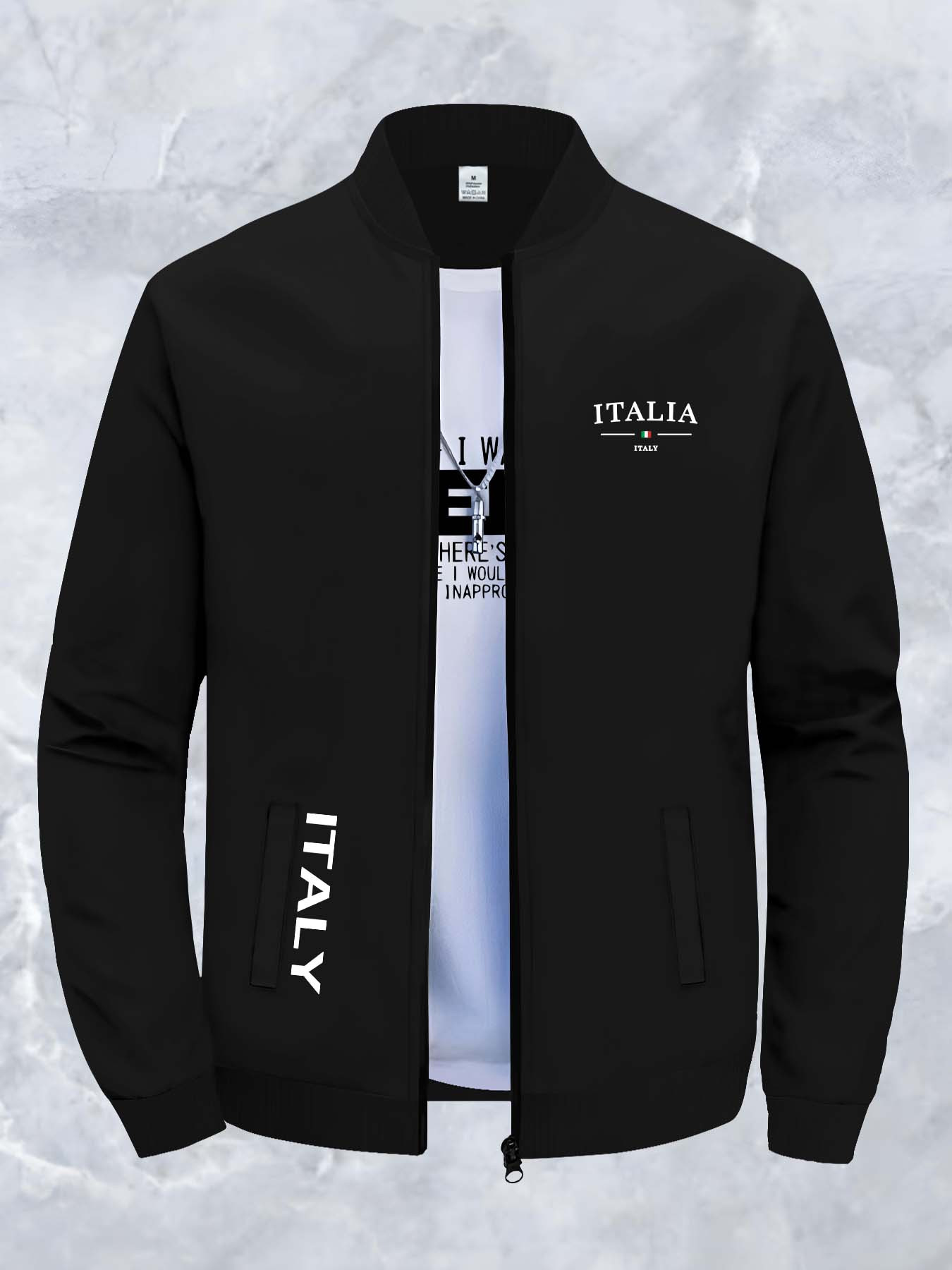 italienische herrenjacke trendige freizeitjacke mit fit