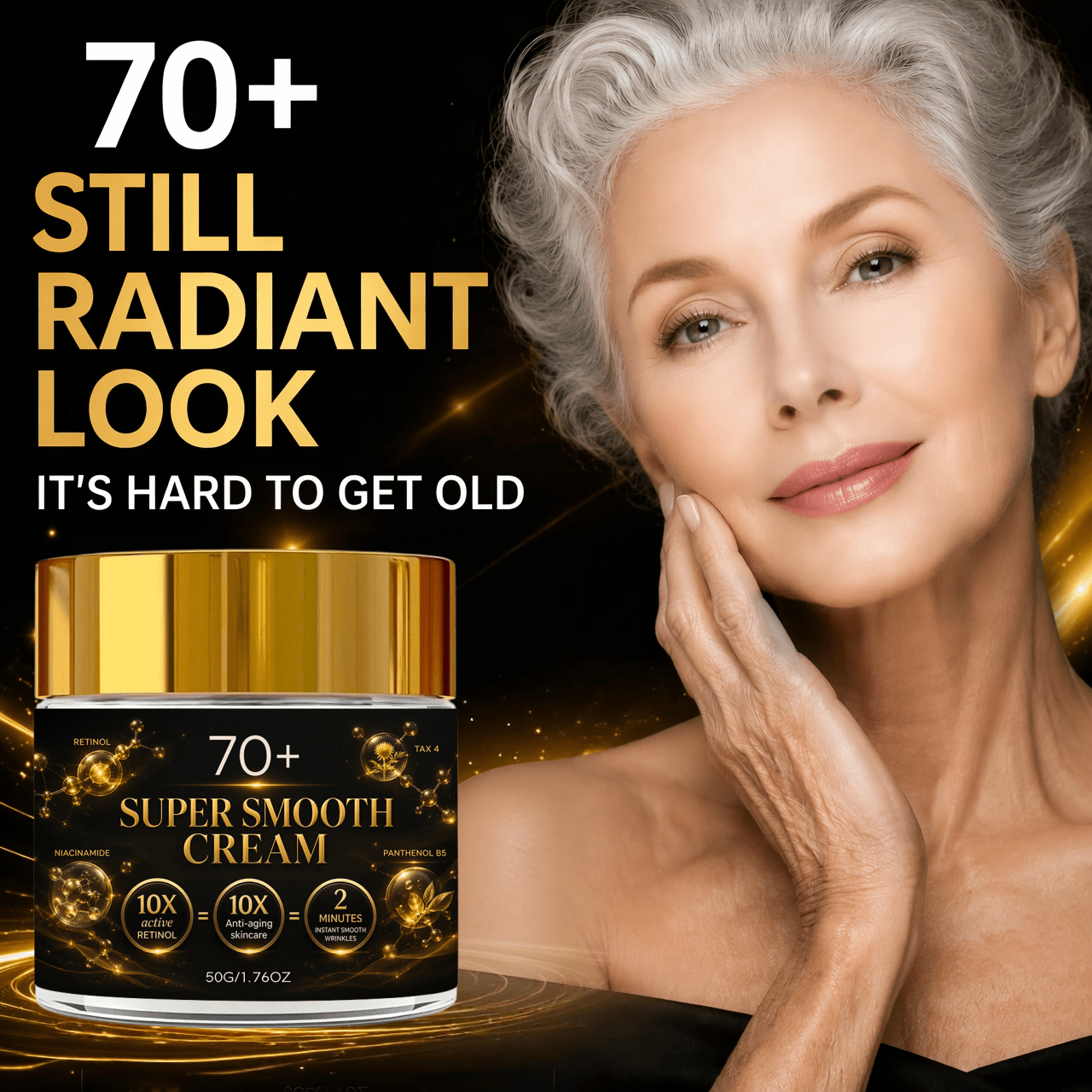 [Powerful Korean Cream] Latest Skincare Technology - Cream, 10X Retinol+TAX 4. Instantly Wrinkles, Absorbs Quickly, Simultaneously Tighten the Skin Internally and Externally.