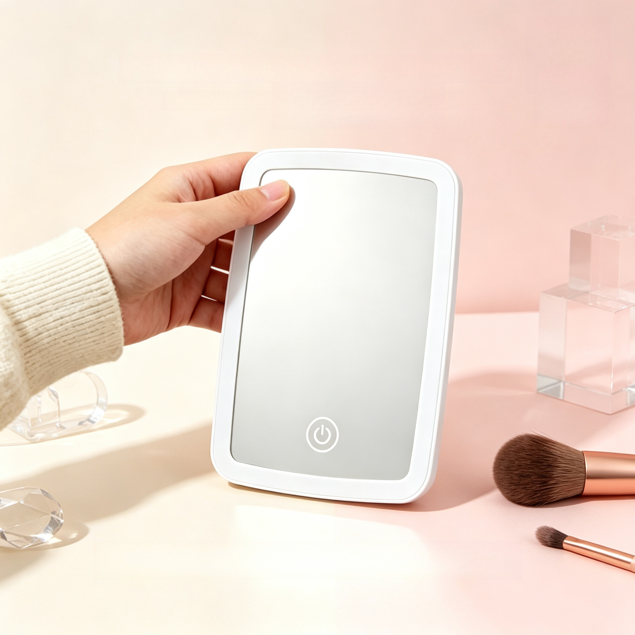 LED Makeup Mirror with Adjustable Lighting