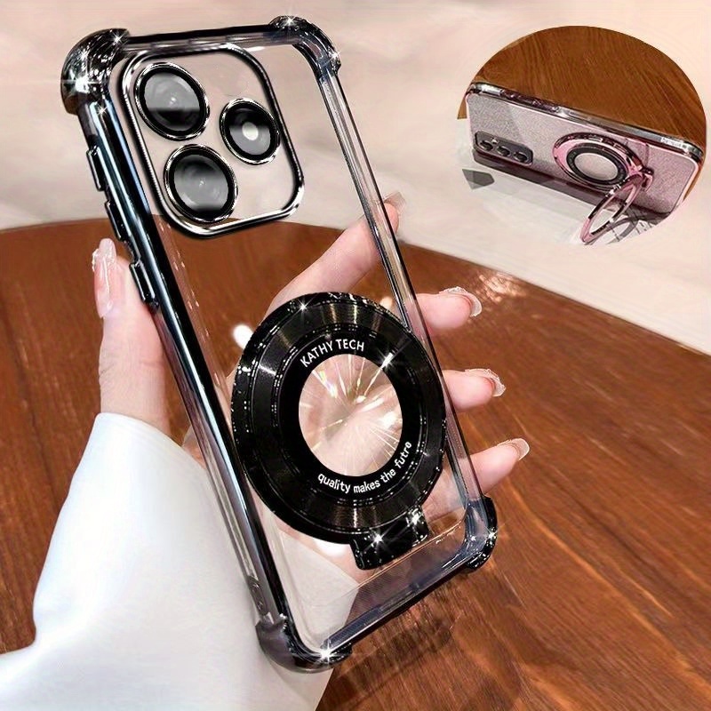Handyhlle: 2-in-1 fr Honor 400 5G/ Honor 400 Lite 5G/ Honor 400 Pro 5G/  Honor 400 Ultra 5G/ Honor 300/ 300 Pro/ 300 Ultra Ringhalterung Hlle   Hochwertige klare TPU-Hlle fr 2-in-1 fr Honor 300/ ...