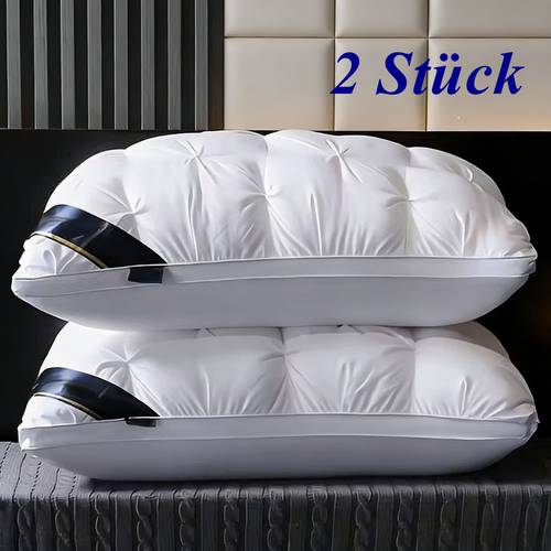 item picture 2 extra large pillows neck support for relaxing sleep soft comfortable sleep pillow core moisture absorbing breathable for bedroom living room for home decor versatile for comfortable sleep