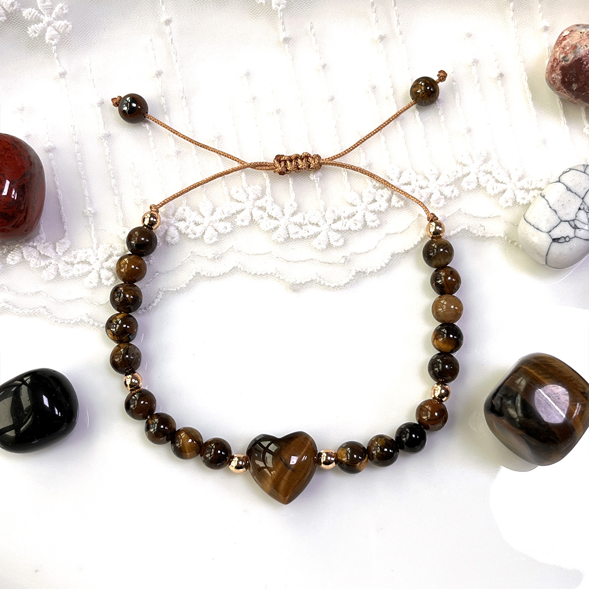 'Guardian of Courage' Tiger's Eye Bracelet