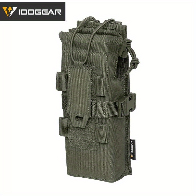Idogear Tactical Radio Pouch Walkie Talkie Holder Prc148/ 152 Molle Mbitr V3