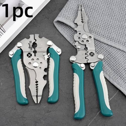item picture 21 in 1 heavy duty all in one multi tool with 21 functions wire screwdriver heads compact portable battery free operation 21 one for electrical work repairs suitable for electricians diyers