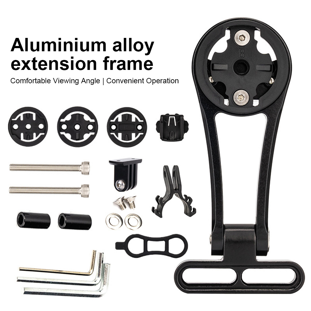 

Lightweight Aluminum Alloy Bike Computer Mount - Adjustable, Fit For Garmin// Devices, Computer Holder