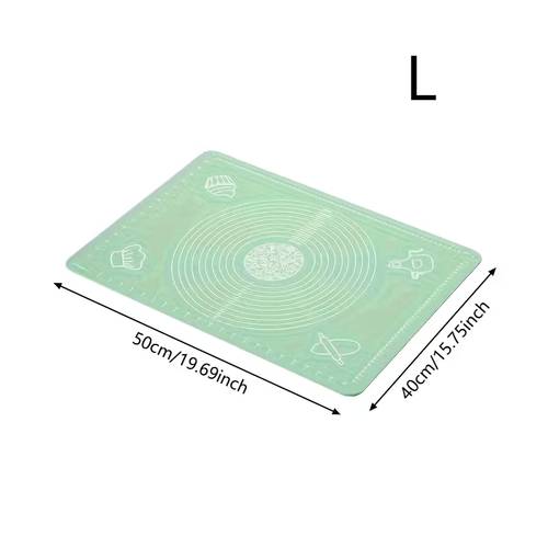 large heavy duty silicone baking pad non slip kneading pad easy to clean suitable for baking kneading making candies and holiday baking kitchen countertop accessories