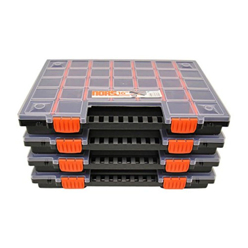 Assortment Box Assortment Case Screws Sorting Box Large Small Parts Storage With Compartments Individually Organizer In Set Of 4 . 399 X 303 X 50mm