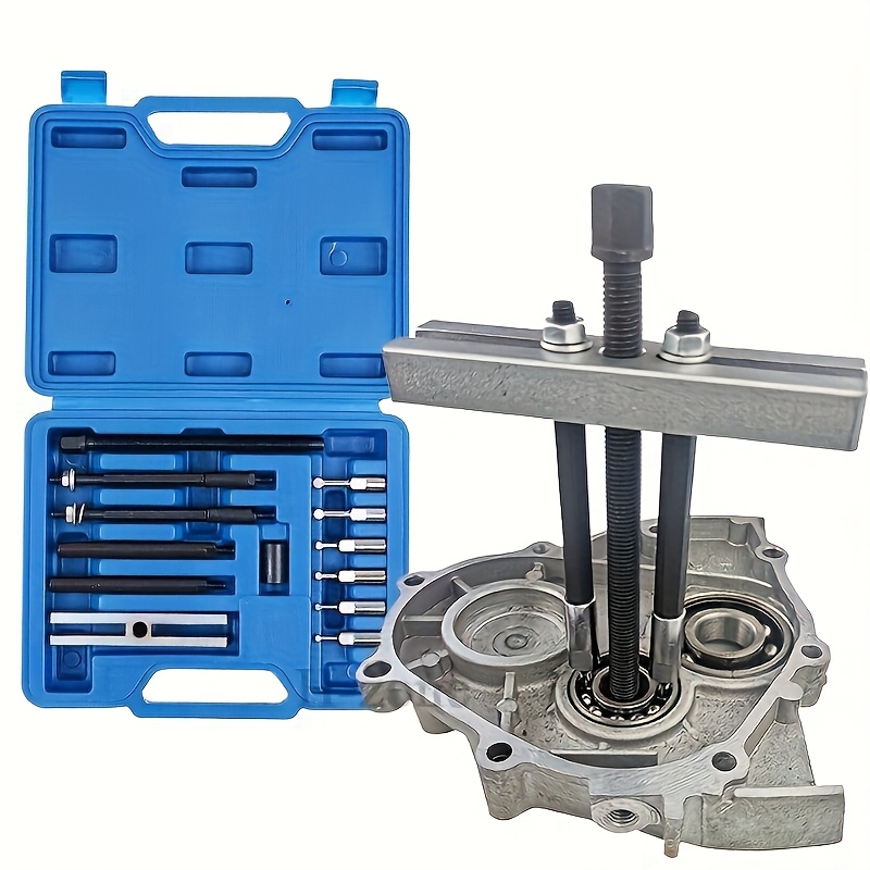 TEMU Kit de dépose de roulements encastrés 13 pièces, petit kit de démonte-roulements à inserts, outil de démontage professionnel, emballé dans une