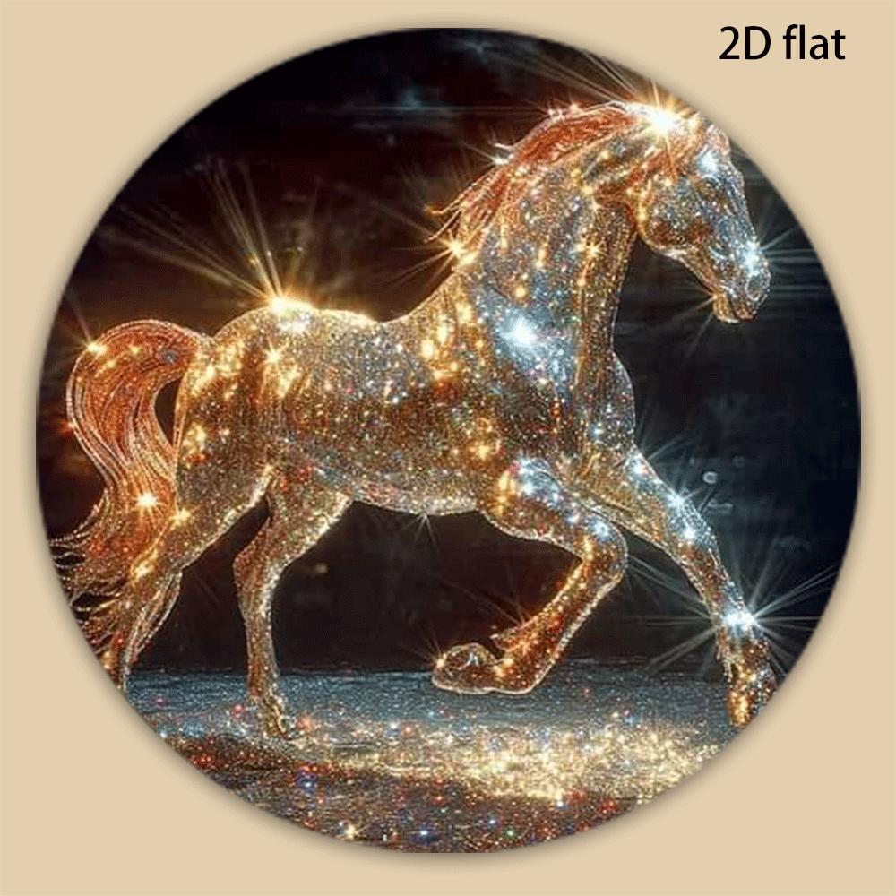 TEMU 1pc Large Size Fridge Magnet Refrigerator Decoration The Horse, Perfect For Refrigerator, Home, Office, Or Whiteboard Decor, Ideal Holiday Gift,