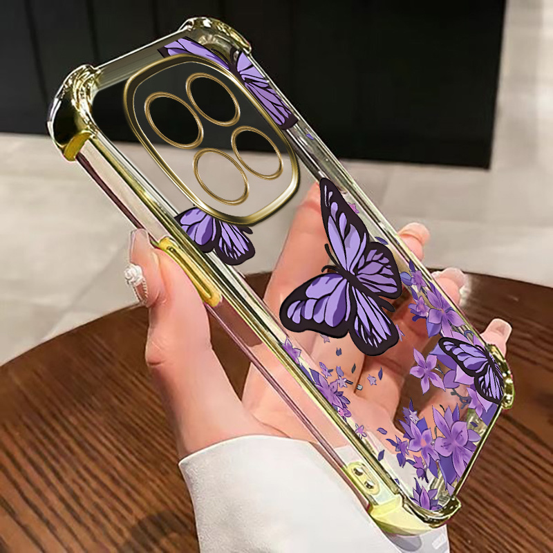 เคสโทรศัพท์: เคสโทรศัพท์กันกระแทกกันรอยนิ้วมือแบบชุบไฟฟ้าป้องกันสี่มุมสำหรับ Redmi Note 15, Note 15 Pro, Note 15…: retailer-supplied image