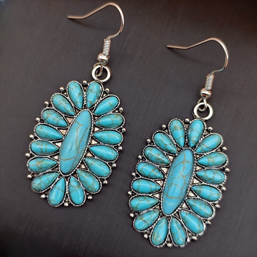 TEMU 2pcs Fashion Vintage Bohemian Earrings For Men And Women, Perfect Christmas Jewelry Gifts For And Anniversary Gifts