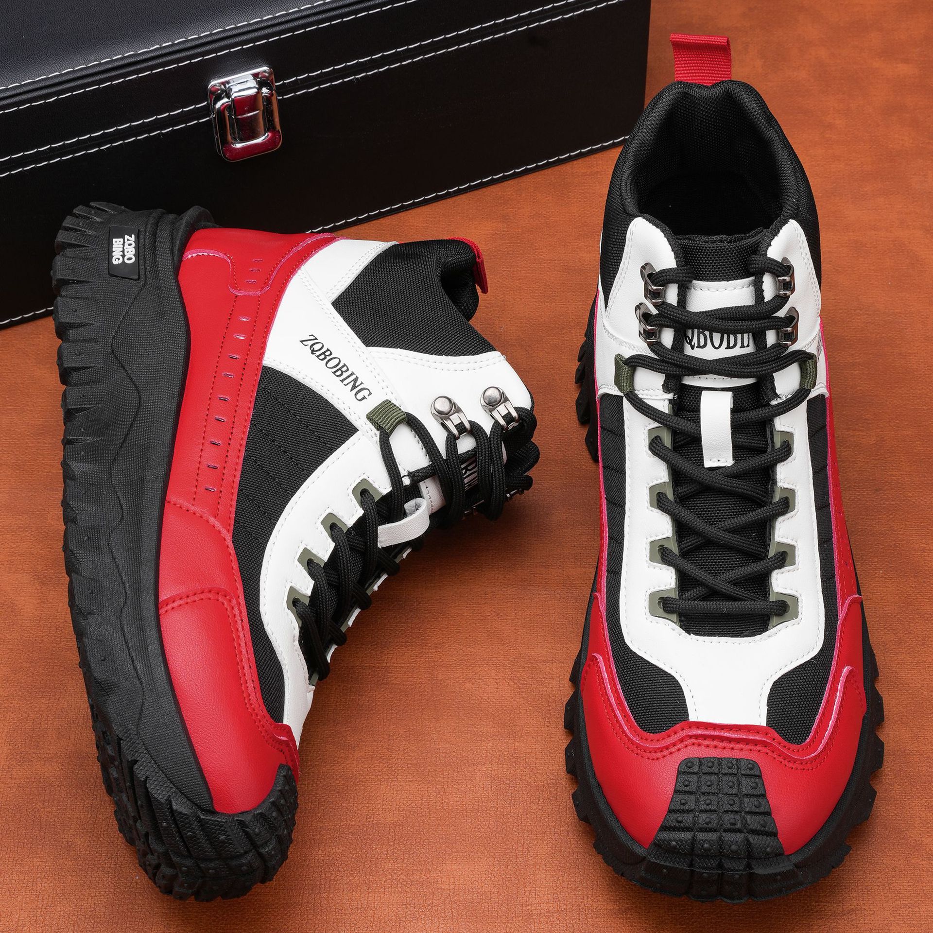 Unisex High-Top Hiking Boots for Winter Trekking