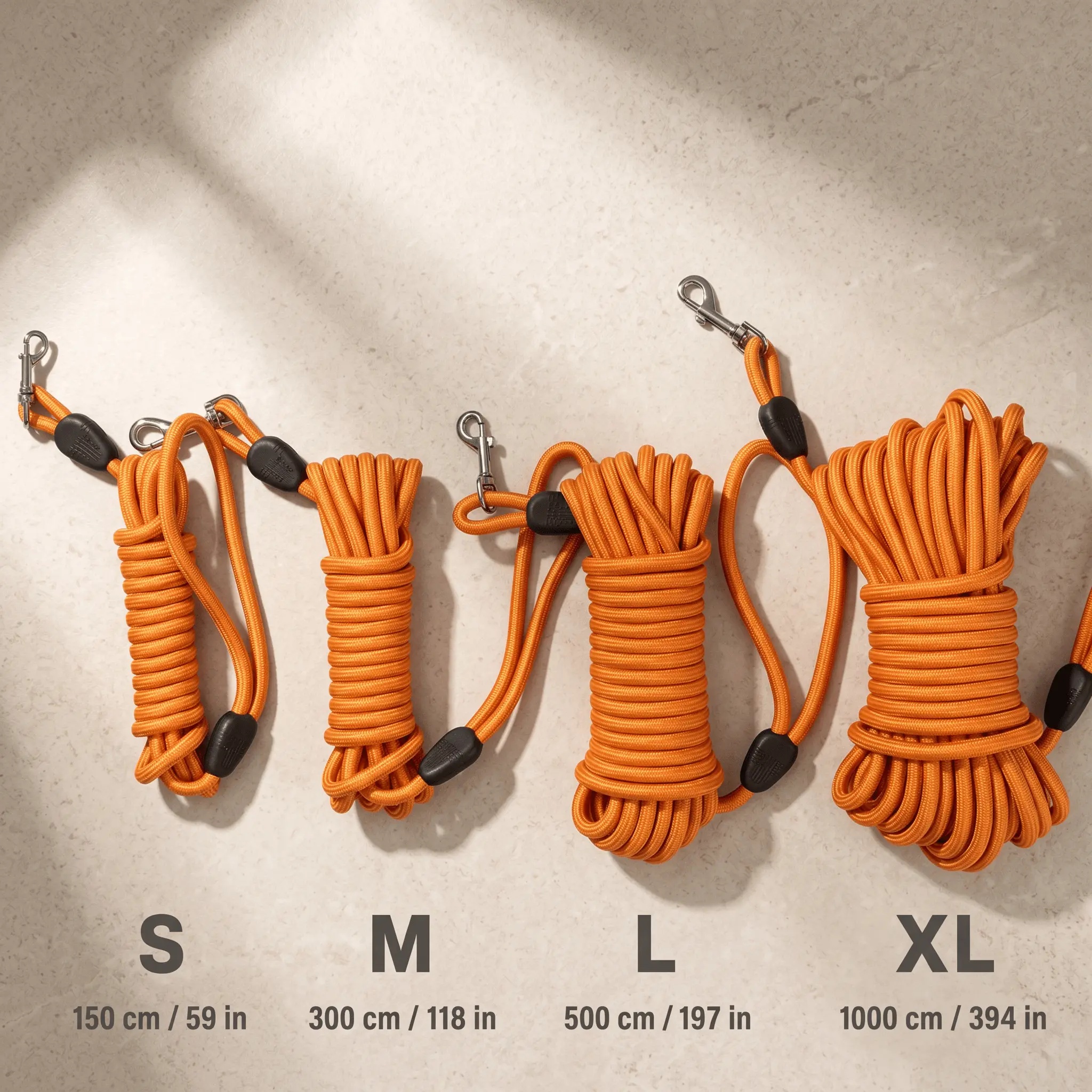 Heavy-Duty Dog Training Leash, Weather-Resistant Nylon