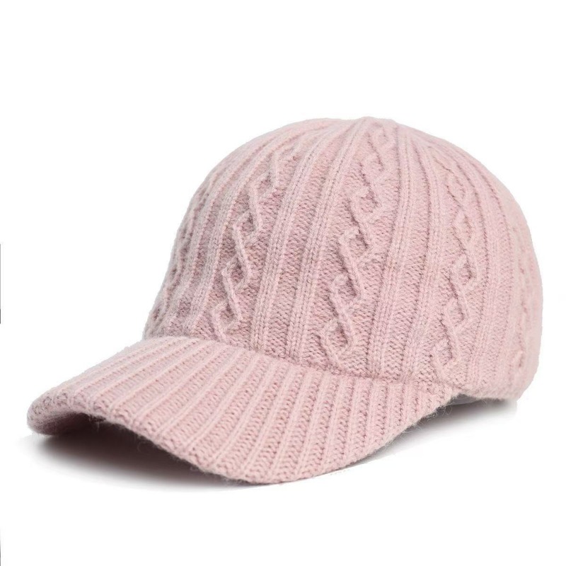 TEMU 1 Gorra de béisbol de invierno para mujer, Gorro de , Gorra con visor de de cable casual, Gorro de otoño invierno para exteriores, Gorra