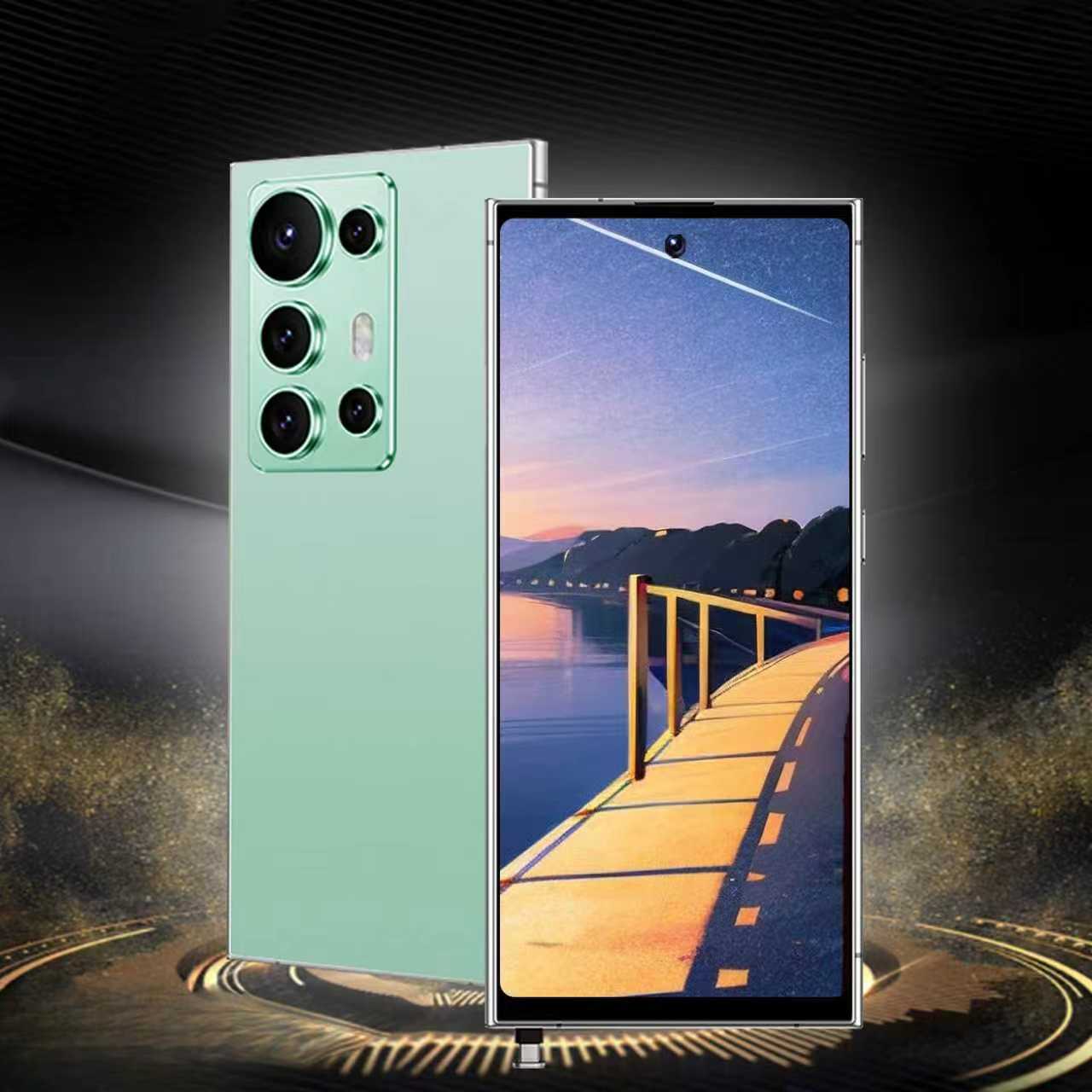 TEMU smartphones, groot scherm smartphones, 12+512GB geheugen, inclusief datakabel, oordopjes en hoesje, het perfecte verjaardagscadeau voor zowel