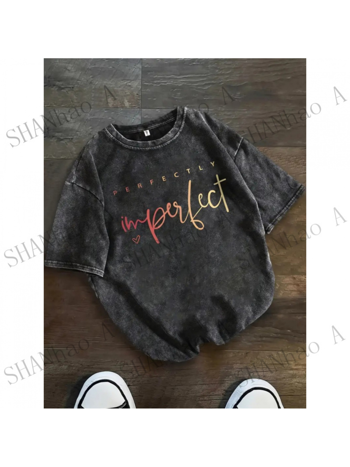 Women’s Oversized T-Shirt – Summer Short Sleeve Basic Tee, Loose Boyfriend Fit, Plus Size Available