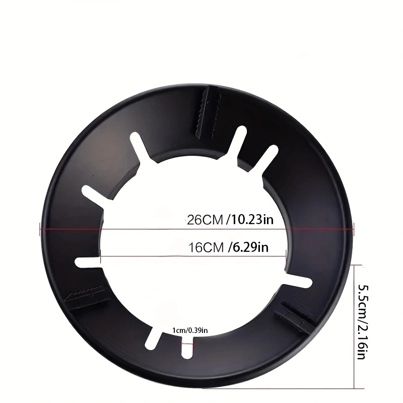 stainless steel 8 hole kitchen gas stove   adjustable no power needed energy saving windshield with secure fixed bracket for   cooking   details 0