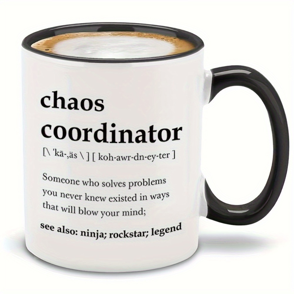     ceramic mug 11oz double sided coffee cup with humorous definition heat insulated perfect gift for boss colleague or teacher hand wash only teacher appreciation   design glossy   coffee mug