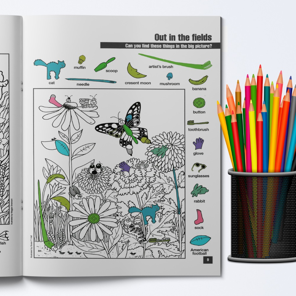 Hidden Picture Adventure: A Fun Seek-and-Find Book to Improve Focus, Attention, and Observation Skills in Children