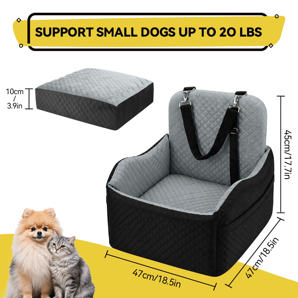 pet supplies car passenger seat elevator non slip car pet bed for small to medium dogs Product details 20