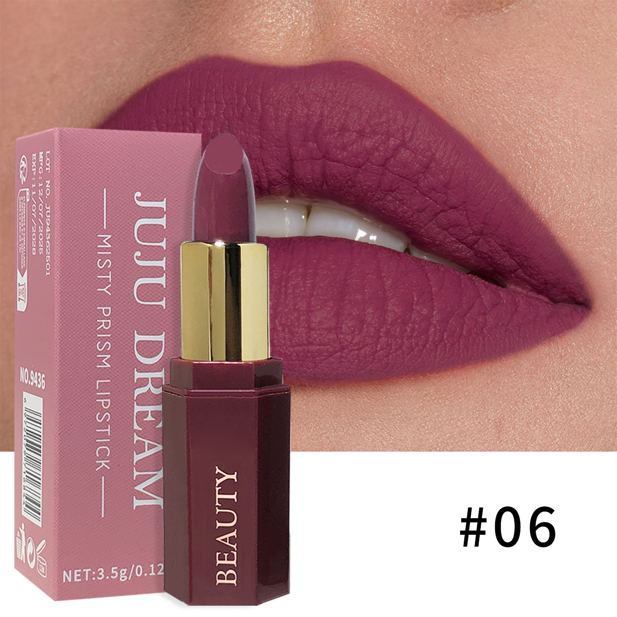 Women's Velvet Matte Lipstick, Waterproof And Long-lasting For Tones, Beginner-friendly Lip Makeup, Non-drying Buildable Lip Color For Daily Dating Party, 6 Colors