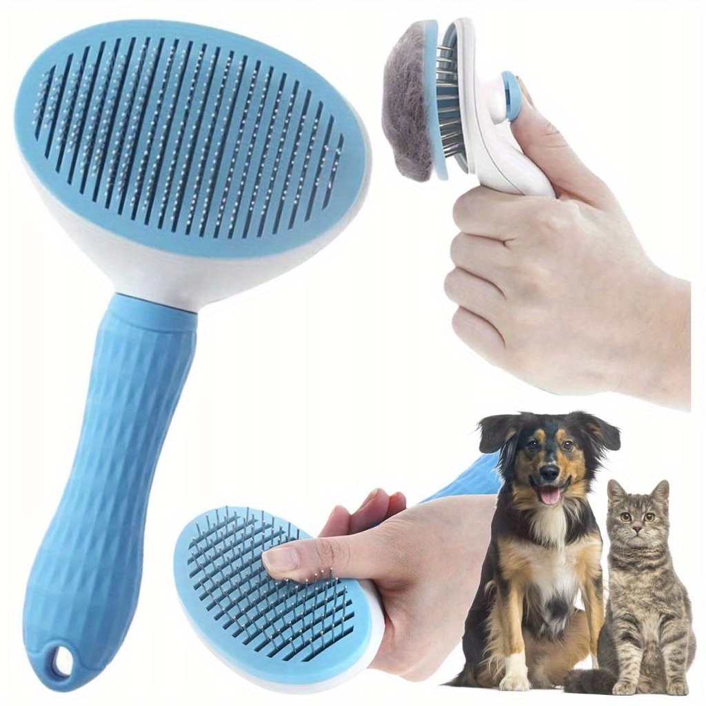 

Ergonomic -cleaning Pet & - -slip , Button, Bristles,