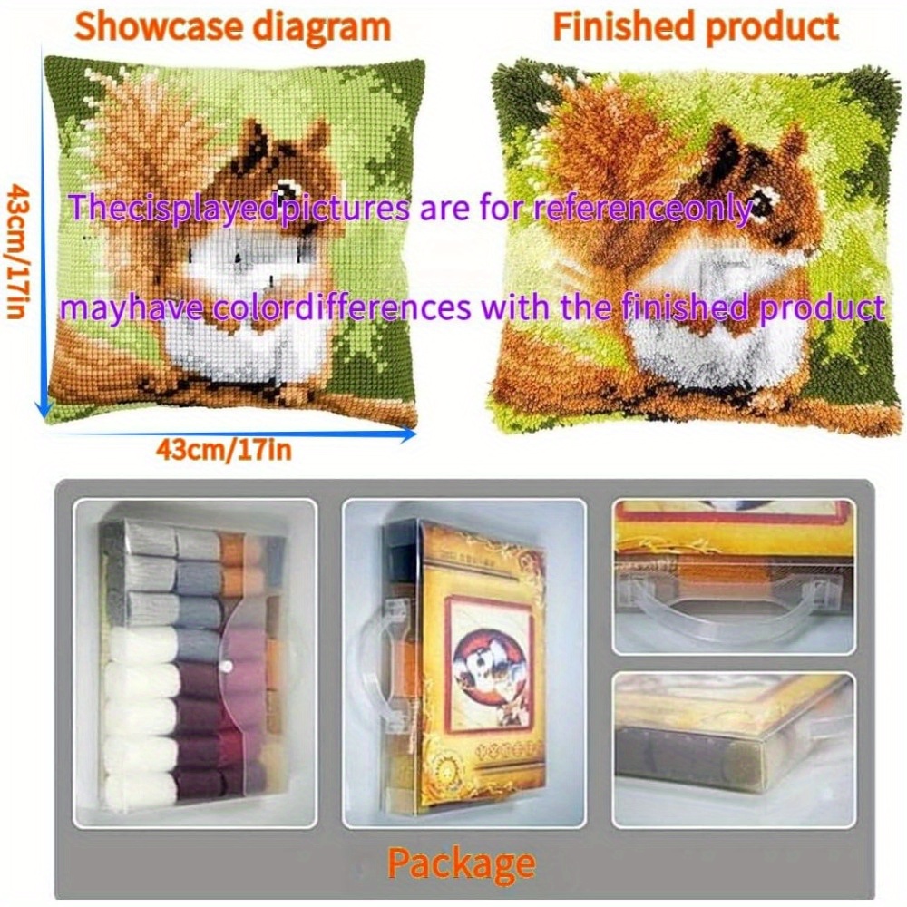 DIY Tropical Fish & Marine Latch Hook Rug Craft Kit