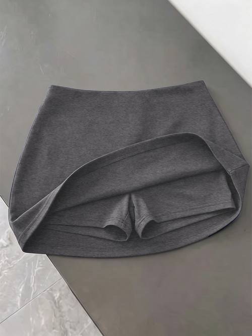falda corta y para verano, cintura elástica transpirable que realza con bragas , ajustada al cuerpo realza las curvas, ideal para citas y para combinar