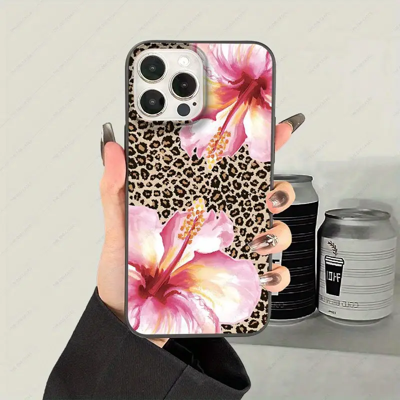 Red & Pink Leopard Print Case For IPhone 15 Pro Max | Protective Animal Print Phone Cover Red & Pink Leopard Print Case For IPhone 15 Pro Max | Protective Animal Print Phone Cover