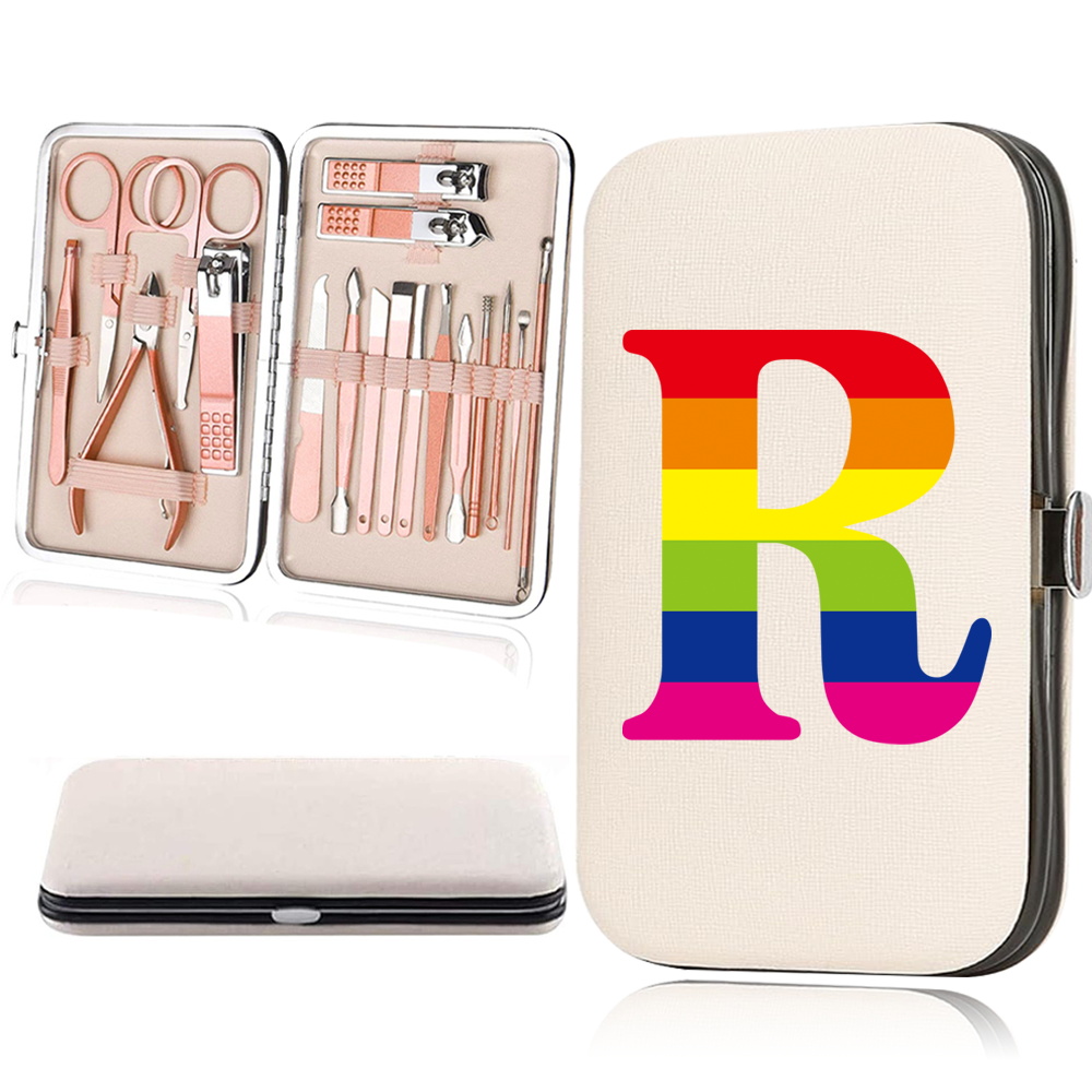 18pcs Nail Clippers Set with Portable Storage Case