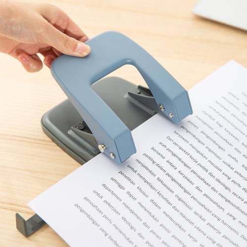 manueller locher zum dokumentenbinden, 6 mm lochdurchmesser, für a4-papier mit zwei löchern