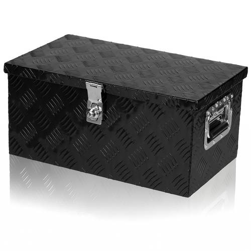 de herramientas de aleación de aluminio de 20 pulgadas - organizador de almacenamiento el con cerradura para camionetas, remolques y plataformas,