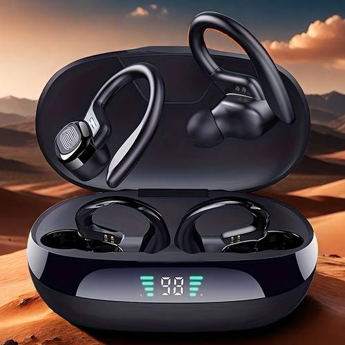 true wireless stereo ohrhörer, sport headset, enc geräuschunterdrückung in-ear kopfhörer, tws ohrhörer mit led-ladecase