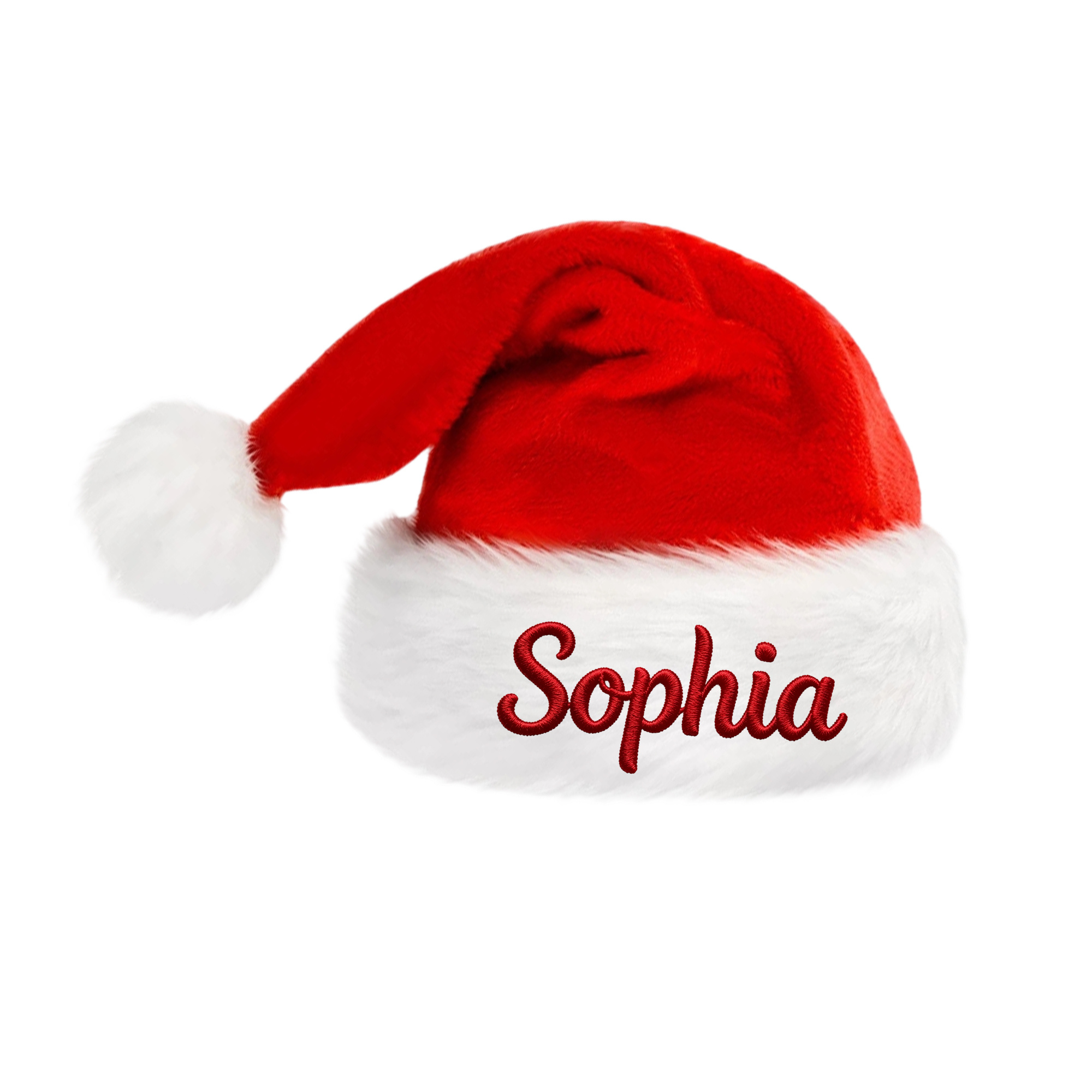 TEMU [personalized Embroidery Customization] Christmas Hat, Santa Claus Embroidered Hat, Holiday Party Additions, Themed Decor, Custom Embroidery,