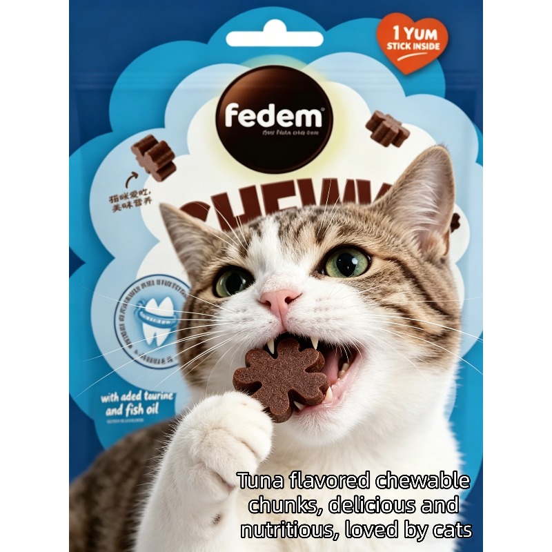  tuna flavored chewable that cats can dogs the early months can which     can clean teeth and massage gums Product details 5