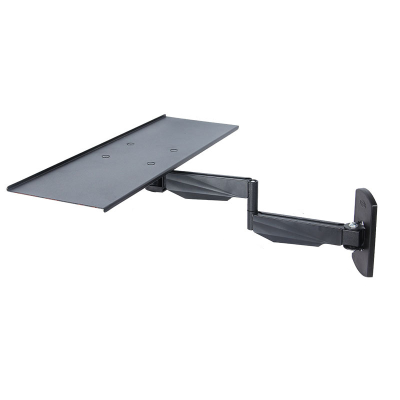 Generic Keyboard Tray, Mouse Holder, Wall-mounted, Retractable, Rotatable Long Tray