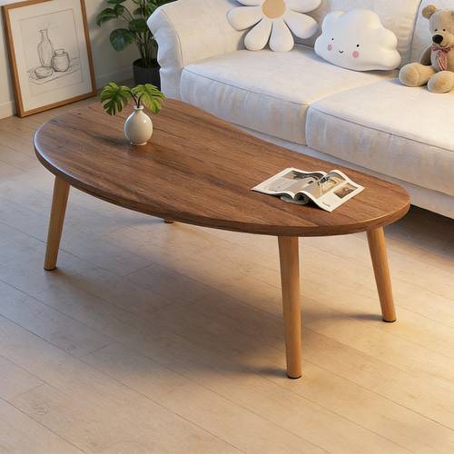 modern minimalist solid wood coffee table natural wood grain stylish tea table for living room small apartments versatile decor coffee table gift
