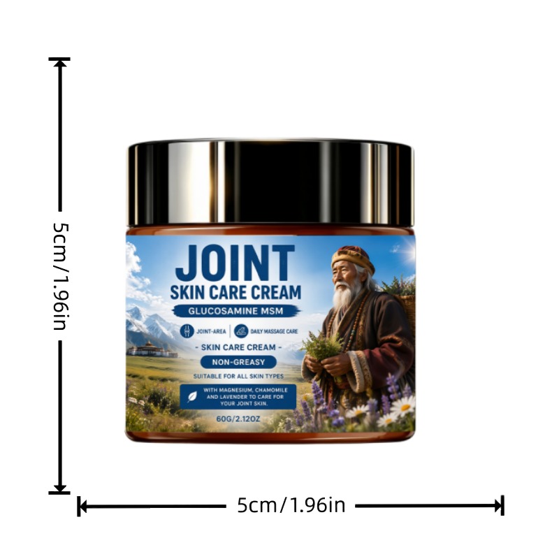 Powerful Area Skin Cream—easy To Apply | Quickly Soothes Discomfort In Knees, Hands, Feet, Elbows, And Shoulders - Natural Formula Rich In , Menthol, Camphor, Arnica, Msm, And Willow Bark | Non-greasy