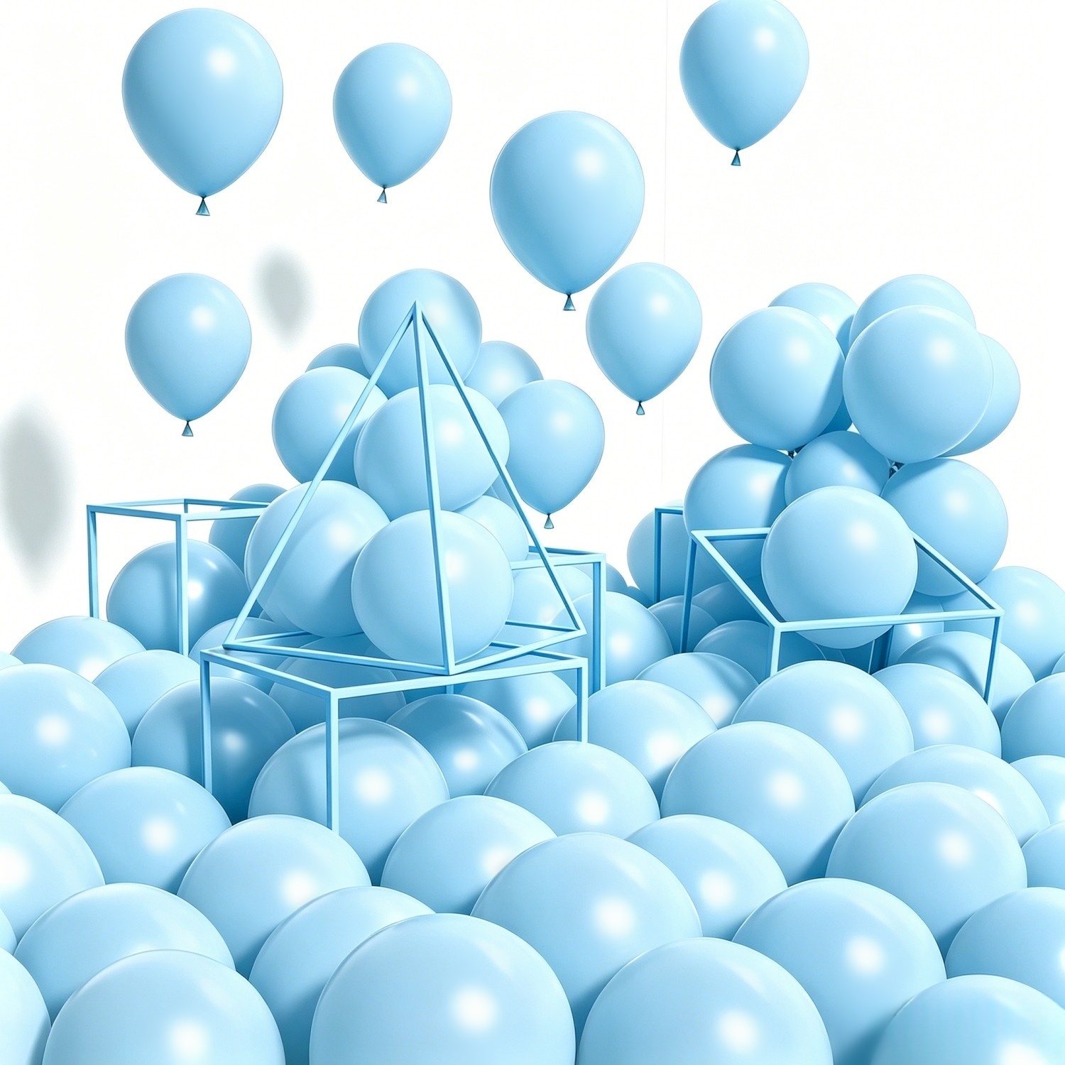 TEMU 60 ballons de 5 pouces, petits ballons en latex pour de diplôme, Halloween, anniversaire, Nouvel An, décorations de fête d'anniversaire
