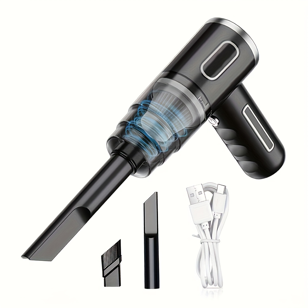 TEMU Upgraded Portable Wireless Handheld Vacuum, Vortex Suction Wireless Charging, Suitable For Car/office/home, Cordless Vacuum, Home Cleaning