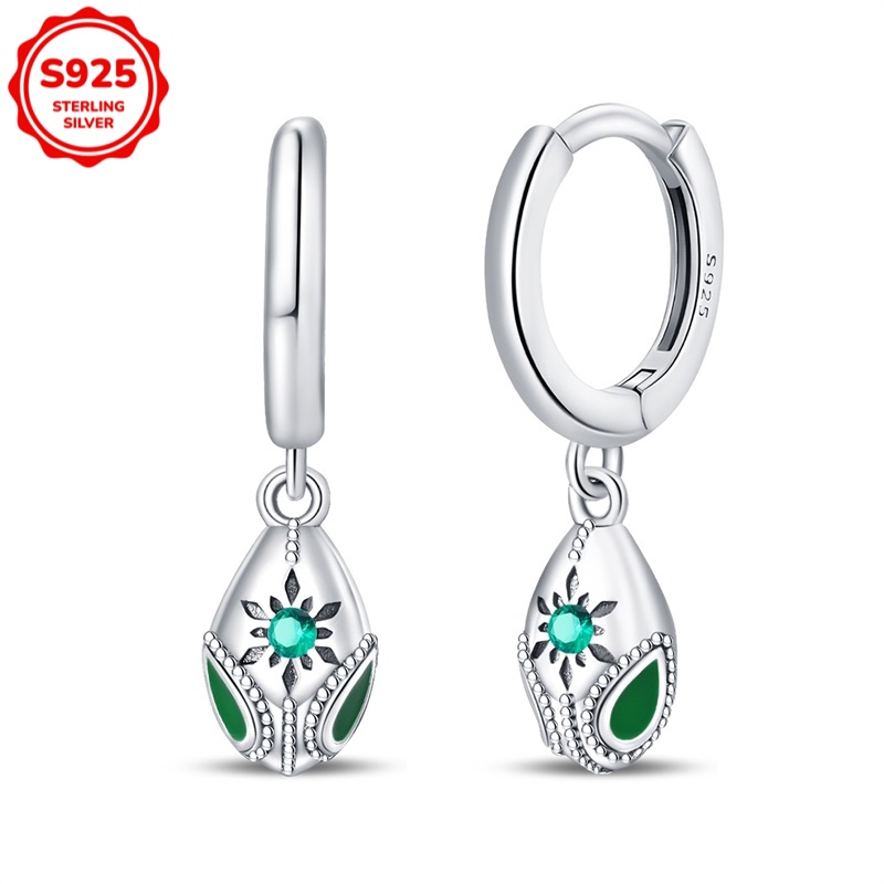 925 Sterling Silver Women's Hypoallergenic Retro Earrings, Exquisite Earrings, Elegant Gift For Her