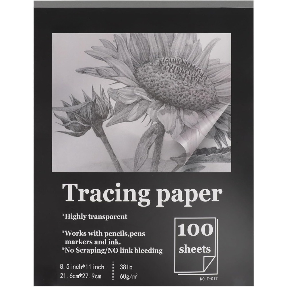 

Tracing , 8.5x11 , 38lb/60gsm For , , Ink - For Sketching, Overlaying, & Envelopes