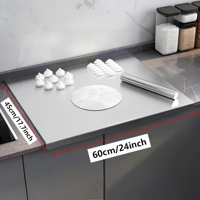 Image of Extra-large Stainless Steel Cutting Board, Food Prep Board, Kitchen Cutting Board, Multi-functional Use - Easy To Clean And Store