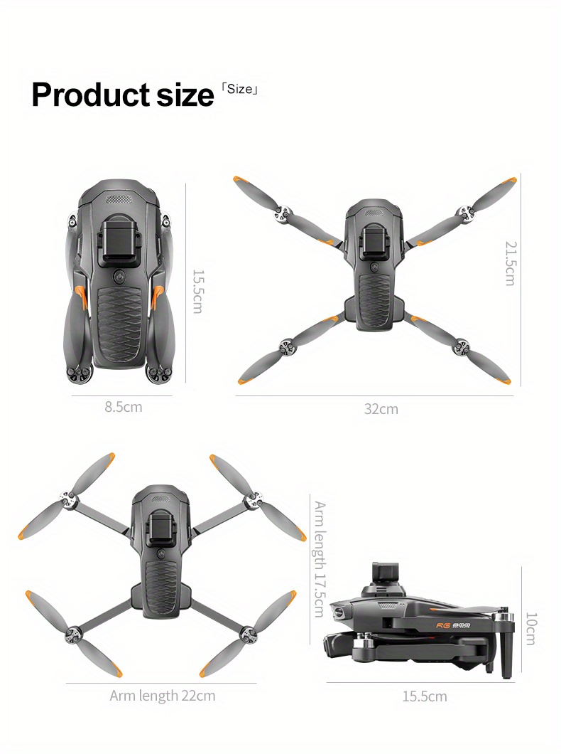 [5G Dual-mode Folding Drone]4K Optical Flow GPS Drone with WIFI FPV | Servo Gimbal Stabilization + Dual-lens Switch Aerial Photography | Two Batteries for 50-minute Long Battery Life + Omni-directional Obstacle Avoidance | USB Charging, Smart Follow/ One-key Return, Easy to Operate | Ideal Gift for Men/ Birthdays/ Festivals